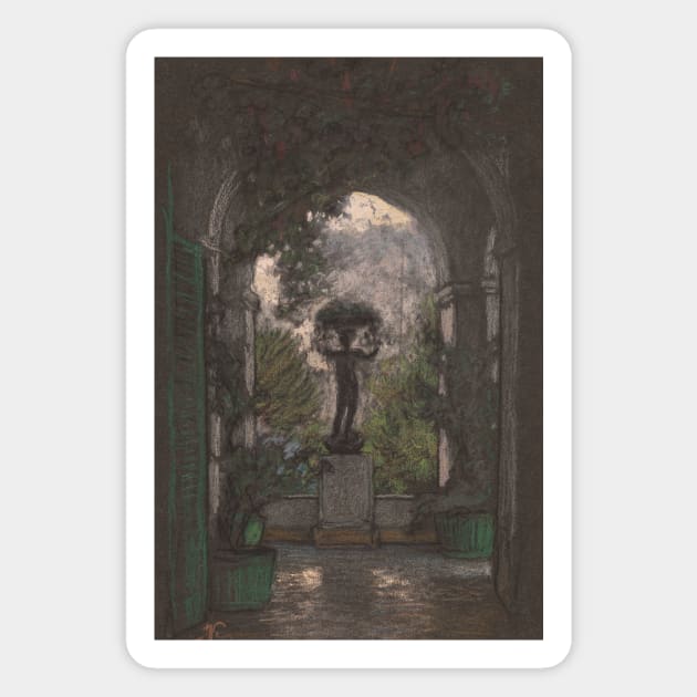 Capri by Elihu Vedder Magnet by Classic Art Stall